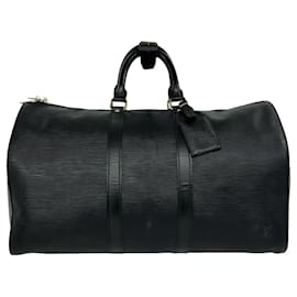 Borsa Boston Louis Vuitton Vintage Keepall in pelle Epi