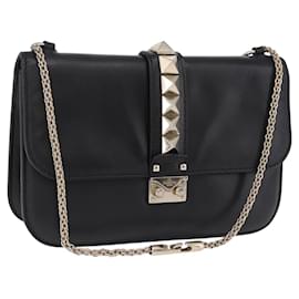 Valentino Garavani Glam Lock Leather Medium