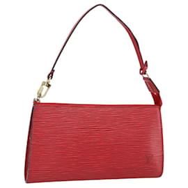 LOUIS VUITTON Epi Pochette Accessoires Pouch Red M52947 LV