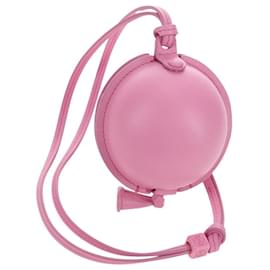LOEWE Balloon Pouch Leather Pink Auth 196452M