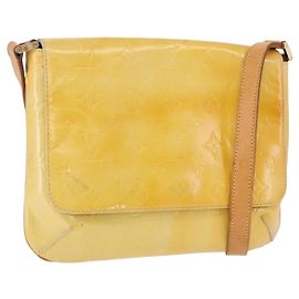 LOUIS VUITTON Monogram Vernis Thompson Street Bag Gris M91008 LV Auth 196902