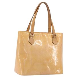 Bolso de mano LOUIS VUITTON Monogram Vernis Houston Rose M91054 LV Auth am12269