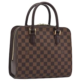 Borsa a mano LOUIS VUITTON Damier Ebene Triana N51155 LV Auth am12239SAV