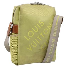 LOUIS VUITTON Damier Geant LV Cup Weatherly Bag Yellow M80636 LV Auth 198525
