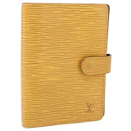 LOUIS VUITTON Epi Agenda PM Copertina Agenda Gialla R20059 LV Auth 197146
