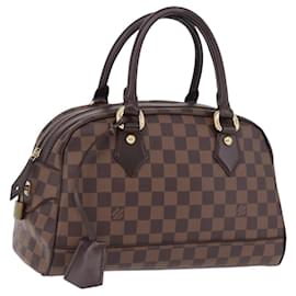 LOUIS VUITTON Damier Ebene Duomo Hand Bag N60008 LV Auth 198344V