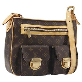 LOUIS VUITTON Monogram Hudson GM Shoulder Bag M40045 LV Auth 197032A