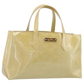 Bolsa LOUIS VUITTON Monogram Vernis Wilshire PM Broncorail M91452 LV Auth ka5759V