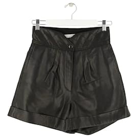 Bermuda Sandro in pelle nera