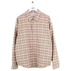 Frame Denim Woll Karo Overshirt Beige M