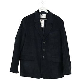 Autre Marque Blazer The Frankie Shop en velours bleu marine S
