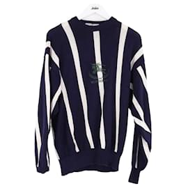 Burberry Blue Cotton Sweater Men L