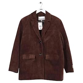 Giacca Ganni in lana marrone uomo L