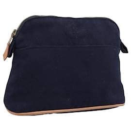 HERMES Bolide PM Pouch Cotton Navy Auth BA15256A - Hermès
