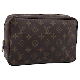 LOUIS VUITTON Monogram Trousse Toilette 23 Clutch Bag M47524 LV Auth 197528
