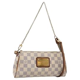 LOUIS VUITTON Damier Azur Eva Shoulder Bag 2way N55214 LV Auth 198727
