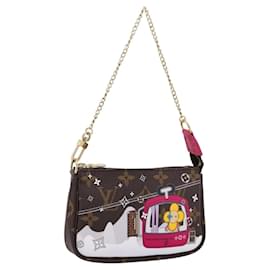LOUIS VUITTON Vivienne Mini Pochette Accessoires Pouch M68490 LV Auth am12434M