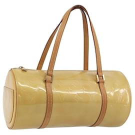 LOUIS VUITTON Monogram Vernis Bedford Hand Bag Beige M91006 LV Auth am12370V