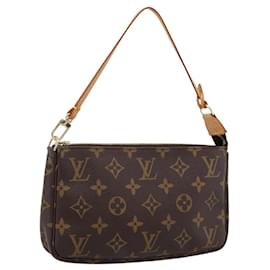 LOUIS VUITTON Monogram Pochette Accessoires Pouch M51980 LV Auth am12318V
