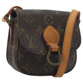 LOUIS VUITTON Monogram Bebe Monogram Saint Cloud Bag M51245 LV Auth 197184