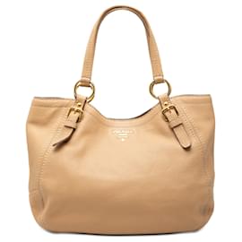Borsa Tote Prada Vitello Daino Beige