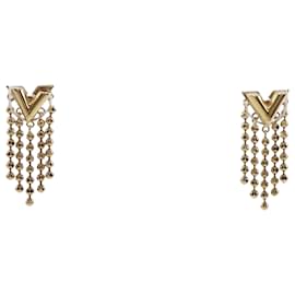 Orecchini a pressione Louis Vuitton Gold Plated Essentials V Skin