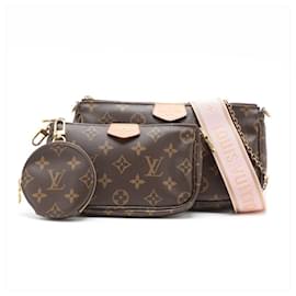 Louis Vuitton Multi Pochette Accessoires Canvas Pouch Crossbody Monogram