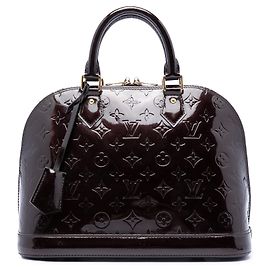 Bolso Louis Vuitton Monogram Vernis Alma PM Purple