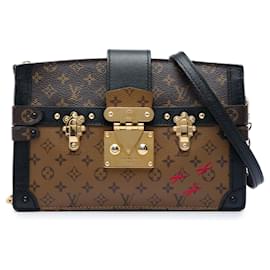 Borsa Clutch e Crossbody Louis Vuitton Monogram Reverse Trunk Marrone