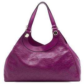 Gucci Guccissima Charmy Schultertasche lila