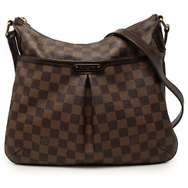 Borsa a tracolla Louis Vuitton Damier Ebene Bloomsbury PM Marrone
