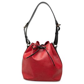 Louis Vuitton Epi Petit Noe Bucket Bag Bicolor Rot
