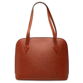Borsa a tracolla Louis Vuitton Epi Lussac Marrone