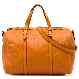 Borsa Satchel Gucci Microguccissima Arancione Nice Boston