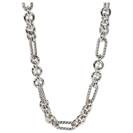 Collana a maglia Figaro David Yurman in oro giallo e argento sterling