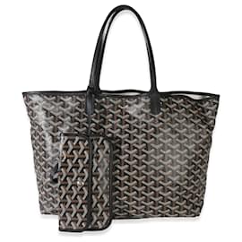 Goyard Black Goyardine Canvas Saint Louis PM