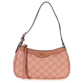 Borsa a tracolla Gucci Ophidia Small in tela GG rosa chiaro