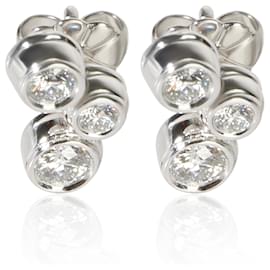 Tiffany & Co. Platinum Diamond Bubble Ohrringe