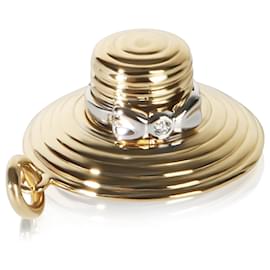Tiffany & Co. White Gold & Yellow Gold Diamond Sunhat Charm