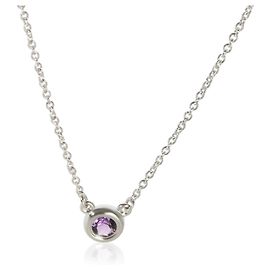 Tiffany & Co. Elsa Peretti Color By The Yard Anhänger aus Sterlingsilber und Amethyst