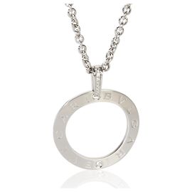 Bulgari Pendente BVLGARI Bvlgari Bvlgari Circle in oro bianco e diamanti