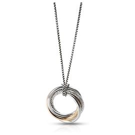 Pendente Crossover David Yurman in oro giallo e argento sterling