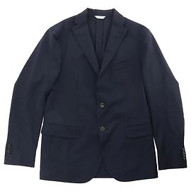 Blazer casual Boglioli in lana blu navy, taglia 50 IT