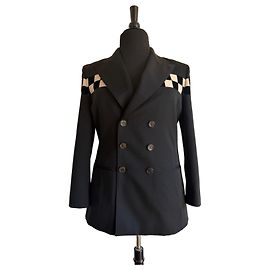 Jean Paul Gaultier Blazer Donna Nero a quadri