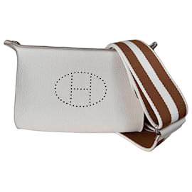 Hermès Videpoches Schultertasche aus körnigem Leder