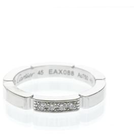 Cartier Maillon Panthère Armband aus 18K Weißgold mit 4 Diamanten
