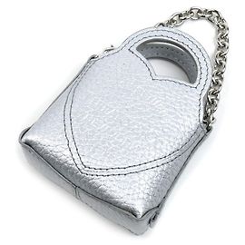 Tiffany & Co Tiffany Leather Return to Nano Bag Charm Mini Heart