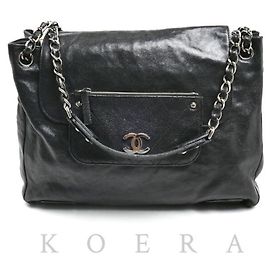 Chanel Pocket in the City Schultertasche mit Klappe
