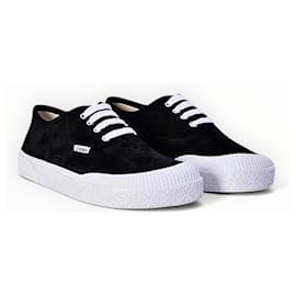 Sneakers Loewe Terra Vulca Lace UP in camoscio nero