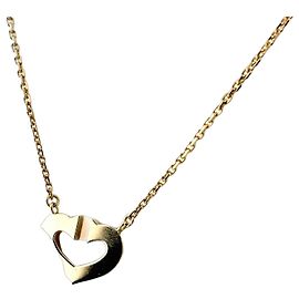 Collana con pendente Cartier C Heart YG Yellow Gold